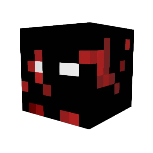 gr_1 Minecraft avatar head, 3D render