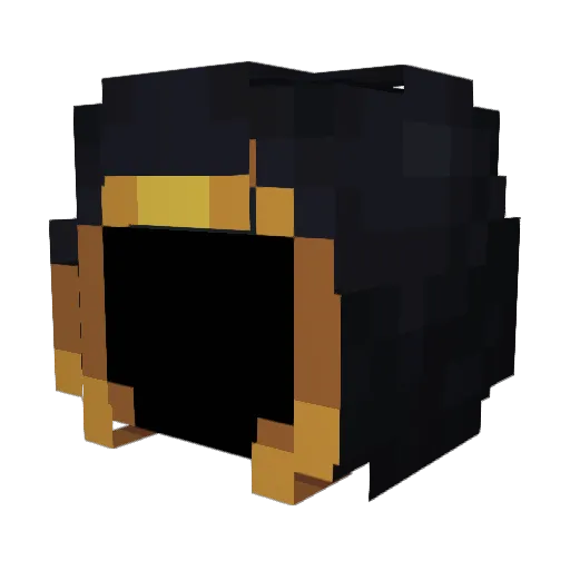 gra_gra Minecraft avatar head, 3D render