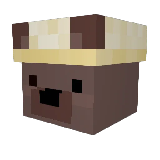 grabber2000 Minecraft avatar head, 3D render