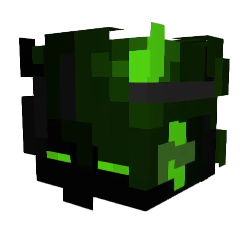 graber207 Minecraft avatar head, 3D render