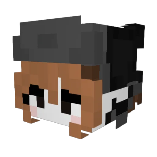 graccaa Minecraft avatar head, 3D render