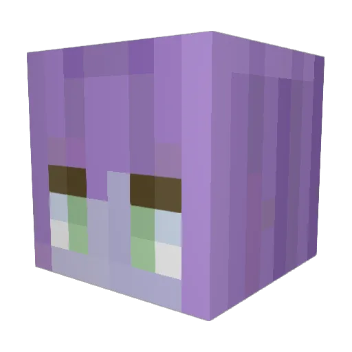 grace_dude Minecraft avatar head, 3D render