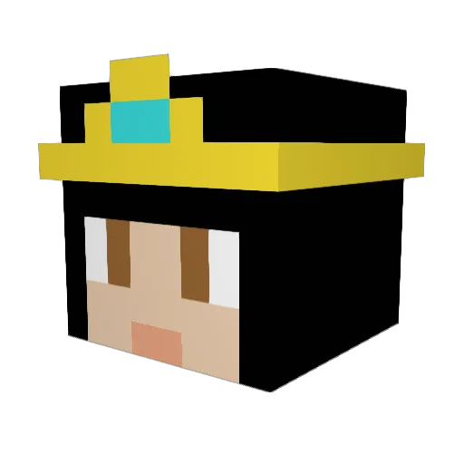 gracecxyz Minecraft avatar head, 3D render
