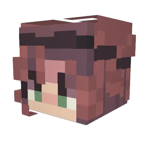graceed__ Minecraft avatar head, 3D render
