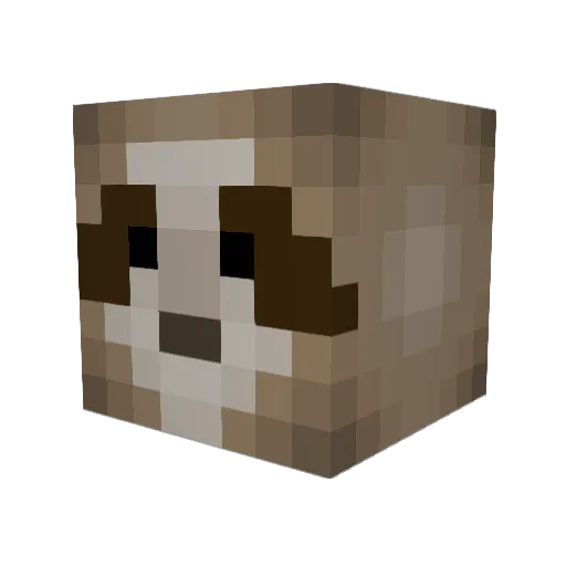 graceemc Minecraft avatar head, 3D render