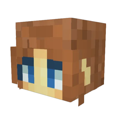 graceh10 Minecraft avatar head, 3D render