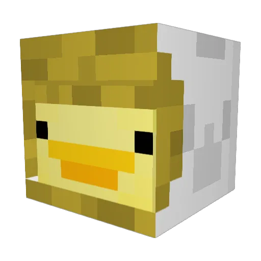 gracejm Minecraft avatar head, 3D render