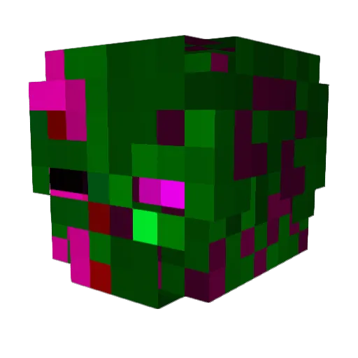 gracek60 Minecraft avatar head, 3D render