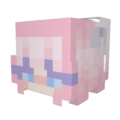 gracek8 Minecraft avatar head, 3D render