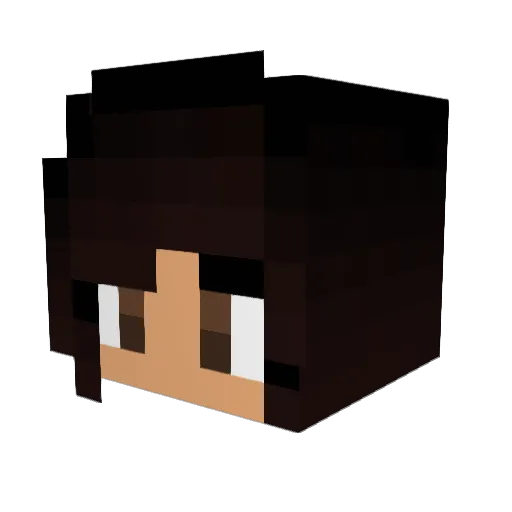 gracemreyes Minecraft avatar head, 3D render