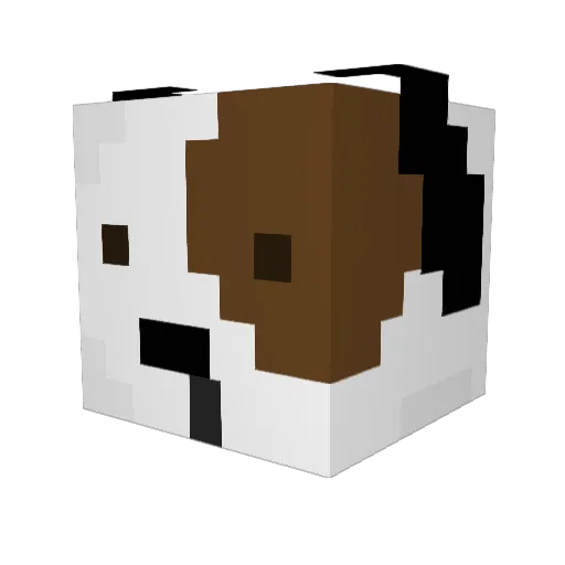 gracerten Minecraft avatar head, 3D render