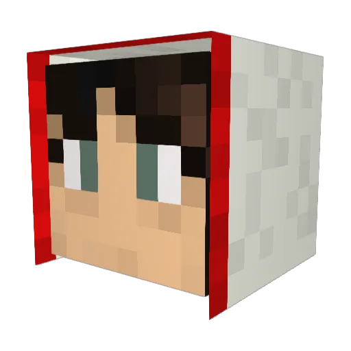 graceywacey101 Minecraft avatar head, 3D render