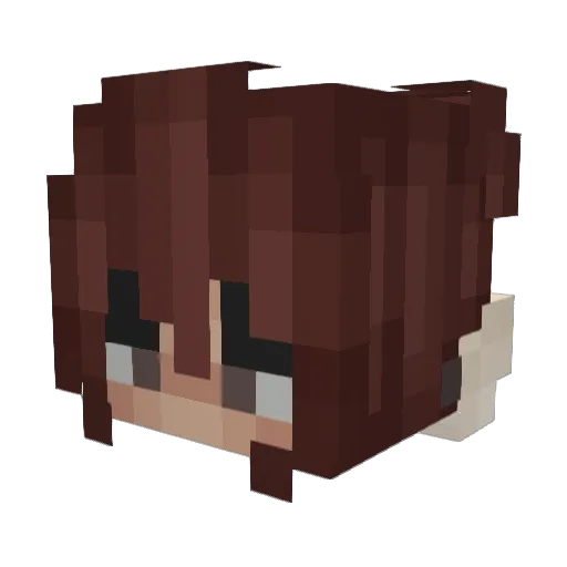 gracie6842 Minecraft avatar head, 3D render