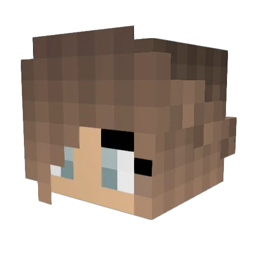 graciech4 Minecraft avatar head, 3D render