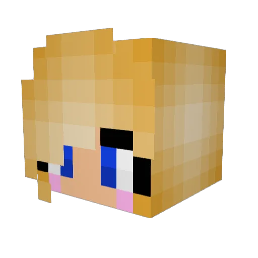 graciegamer261 Minecraft avatar head, 3D render