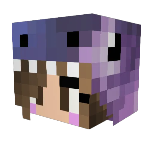 graciexxx Minecraft avatar head, 3D render