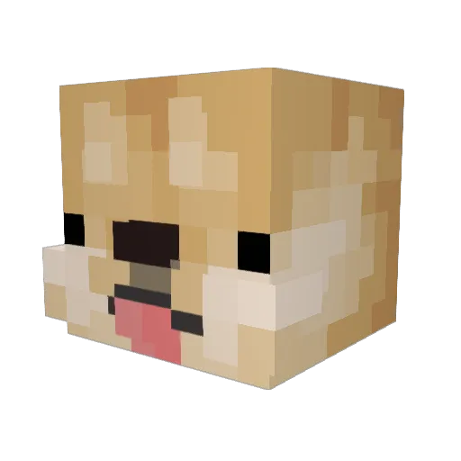 graciieee11 Minecraft avatar head, 3D render
