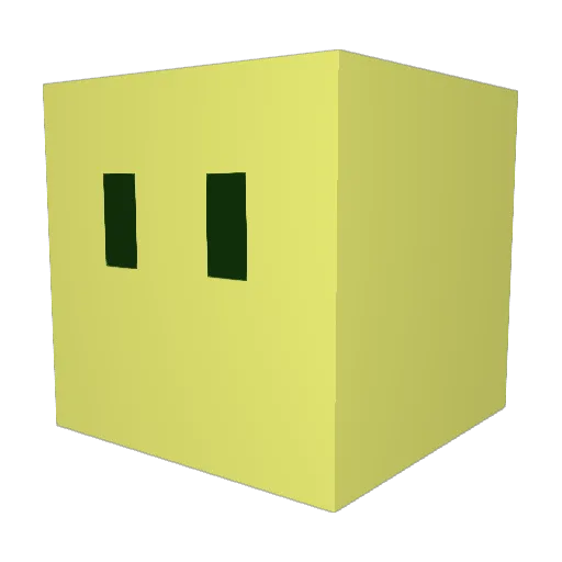 grad_bone Minecraft avatar head, 3D render