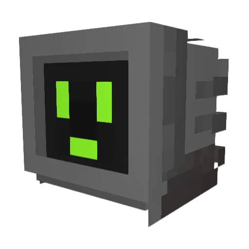 grafEagle Minecraft avatar head, 3D render
