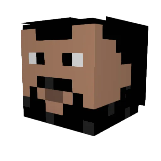 graffetta17 Minecraft avatar head, 3D render