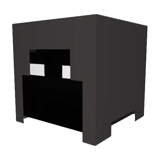 grafsnow Minecraft avatar head, 3D render