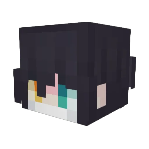 grailleurmonster Minecraft avatar head, 3D render