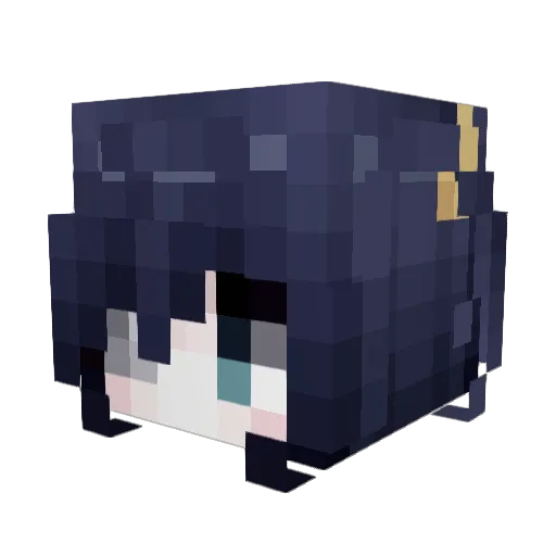 grainpicker Minecraft avatar head, 3D render