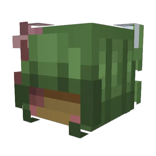 graiveyard Minecraft avatar head, 3D render