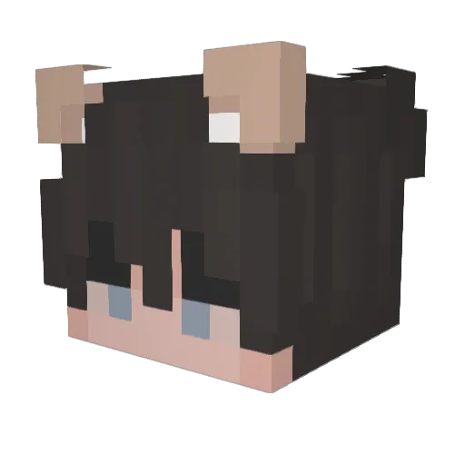 grale7 Minecraft avatar head, 3D render