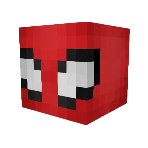 gramp7 Minecraft avatar head, 3D render