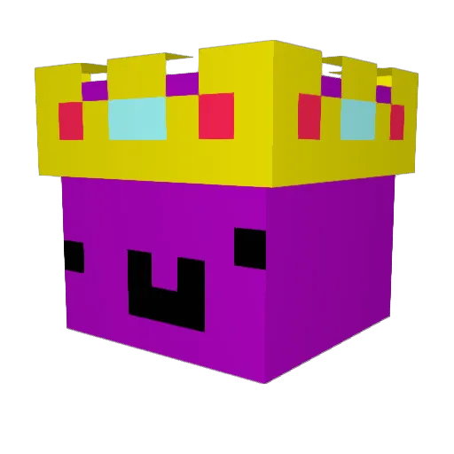 grampapi Minecraft avatar head, 3D render