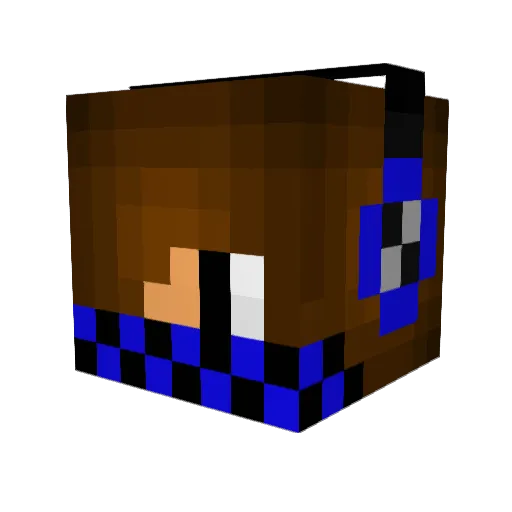 grandhi8 Minecraft avatar head, 3D render