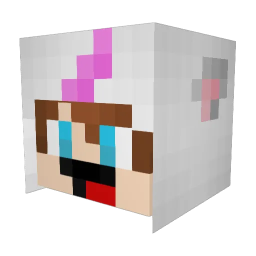 grandpi269 Minecraft avatar head, 3D render