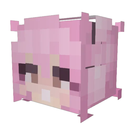 grandradders Minecraft avatar head, 3D render