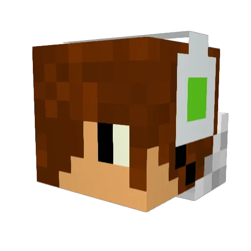 grandshadow1 Minecraft avatar head, 3D render