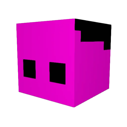 grangruff Minecraft avatar head, 3D render