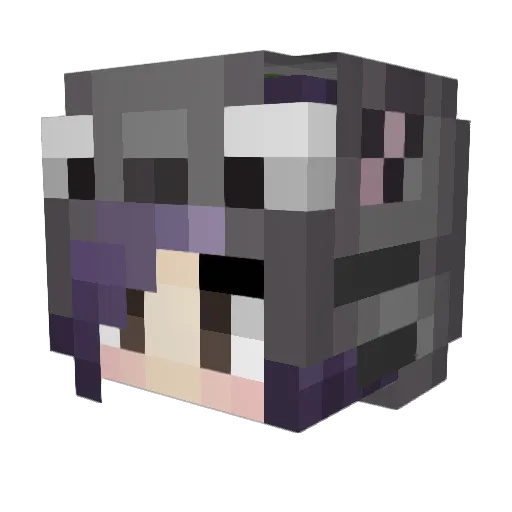 granmamamishel Minecraft avatar head, 3D render