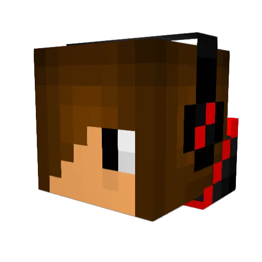 grantdog8 Minecraft avatar head, 3D render