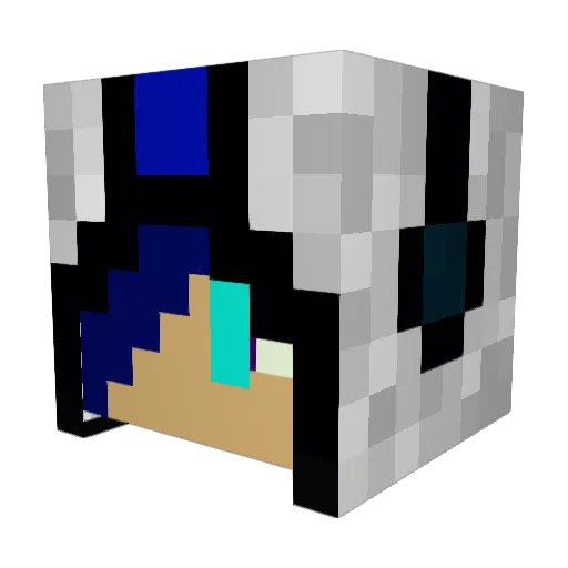 grantkitty1 Minecraft avatar head, 3D render