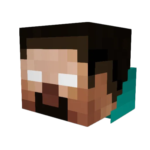 grantmaxdamage Minecraft avatar head, 3D render