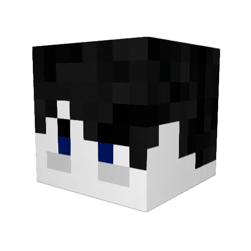 grapesjuice Minecraft avatar head, 3D render
