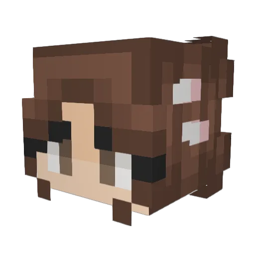 graphcom13 Minecraft avatar head, 3D render