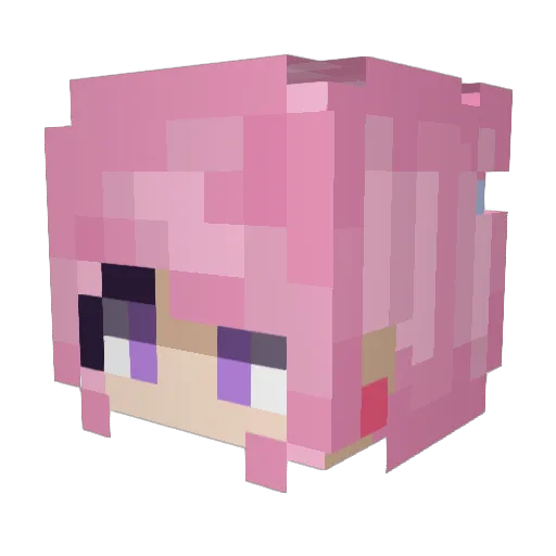 grasseater87 Minecraft avatar head, 3D render