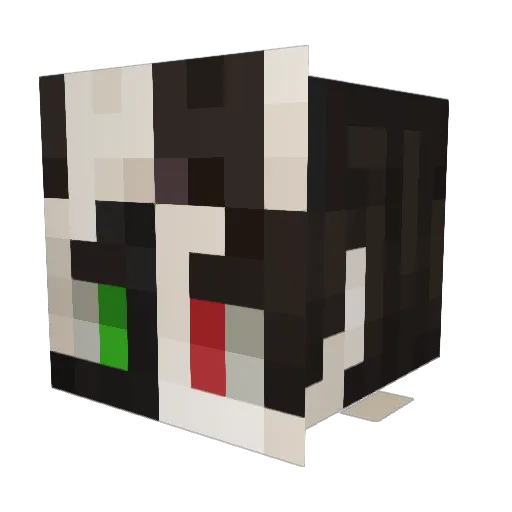 grassfeild Minecraft avatar head, 3D render