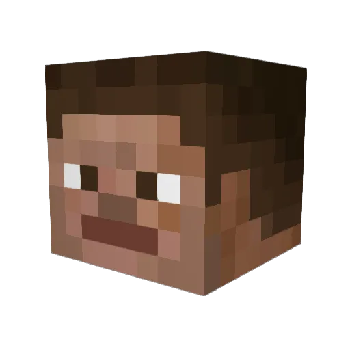 grasson Minecraft avatar head, 3D render