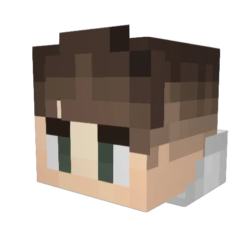 gratka2212 Minecraft avatar head, 3D render