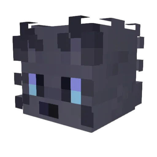 gratulate Minecraft avatar head, 3D render