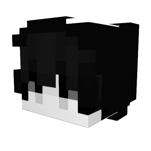 grave12378901278 Minecraft avatar head, 3D render