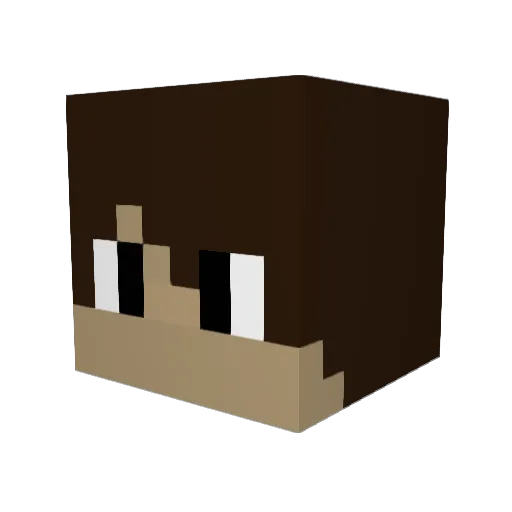 gravedigger12514 Minecraft avatar head, 3D render