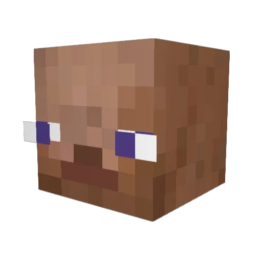 gravedisorder13 Minecraft avatar head, 3D render